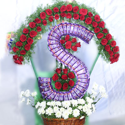 "Talking Roses (Print on Rose) (100 Red Roses) - Miss You - Click here to View more details about this Product